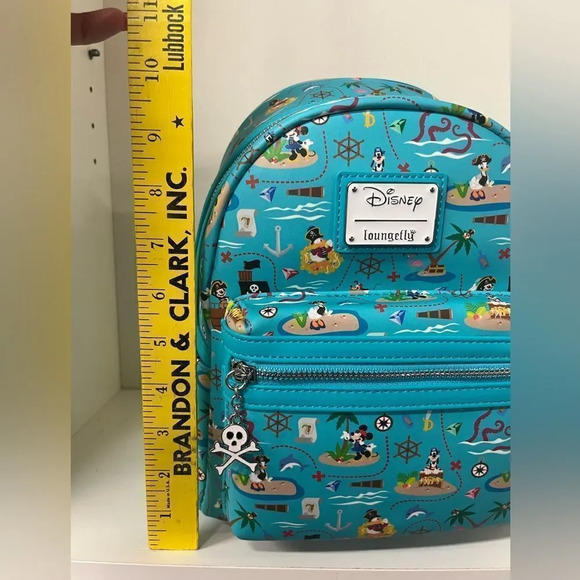 Loungefly Disney Mickey & Friends Pirate Mini Backpack Characters Pirates Bag - Picture 8 of 8